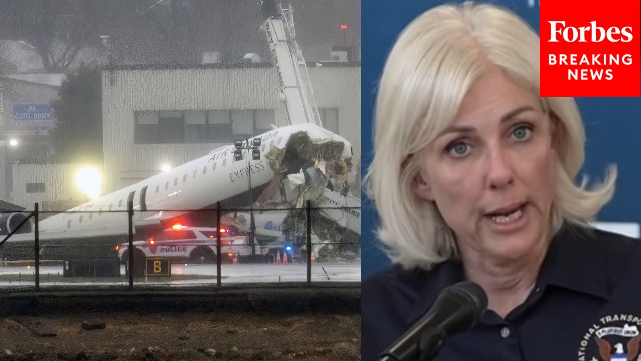 СРОЧНО: Представители NTSB проводят пресс-брифинг после обнаружения бортовых самописцев в результ...