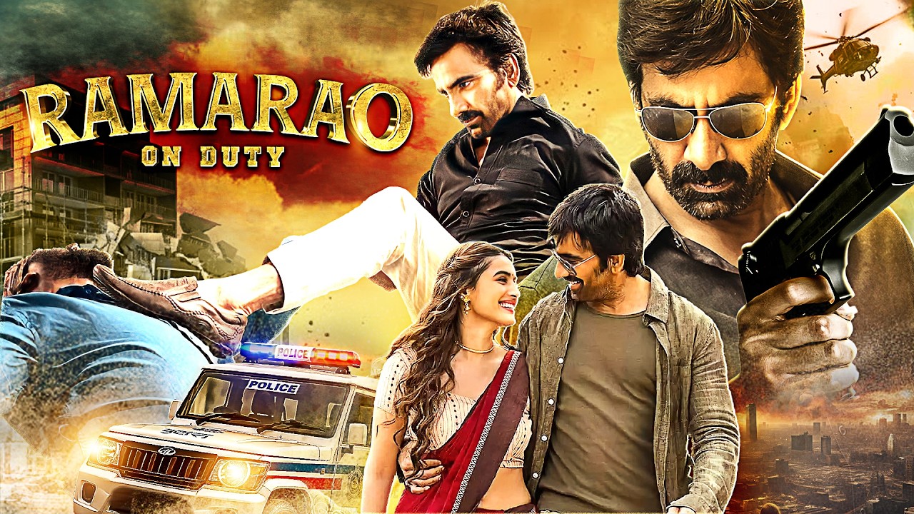 Ravi Teja's RAMARAO ON DUTY (2022) ~ Divyansha Kaushik | South Hindi Dubbed Movie | Superhit Action