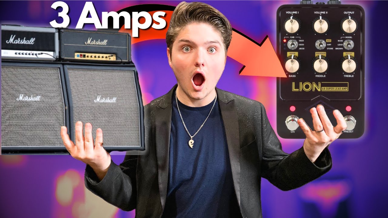 UAFX Lion 68' Demo | Guitar Amp Modeler Pedal