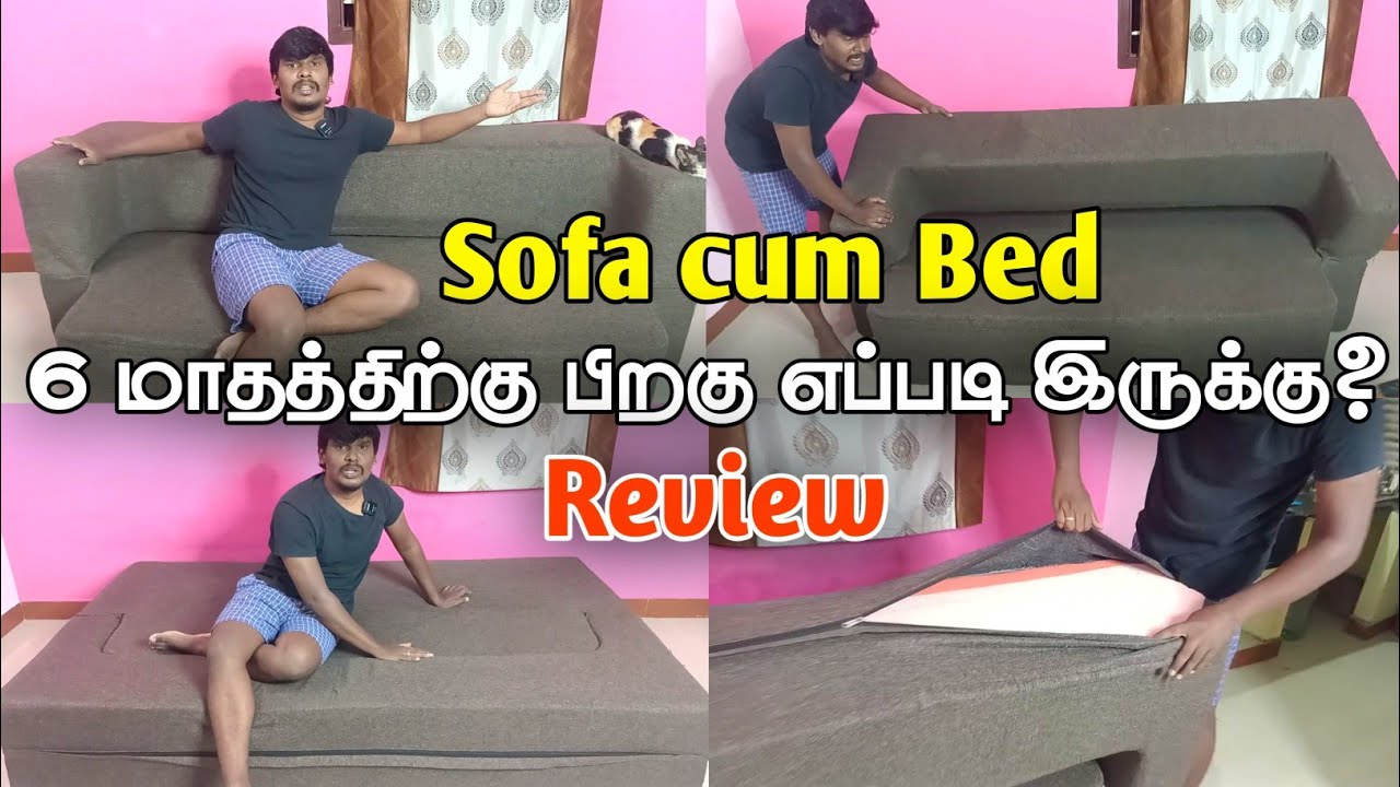 Sofa cum Bed after 6months review ! | Seventh heaven| Krishthiya's view