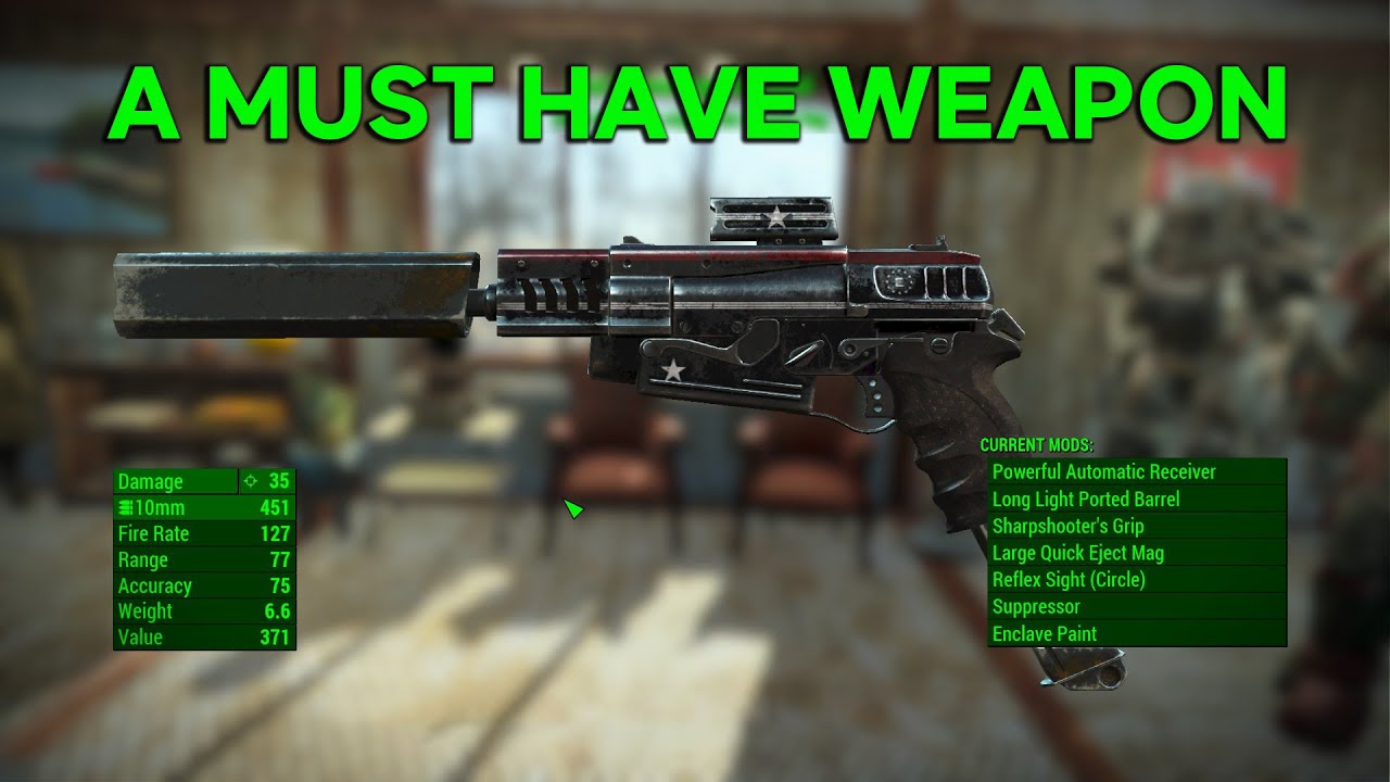 Best Weapon in Fallout 4 - Nothing match this weapon