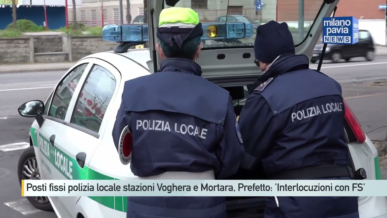 Postazioni fisse polizia locale stazioni Voghera e Mortara, la Prefettura incontra le Ferrovie