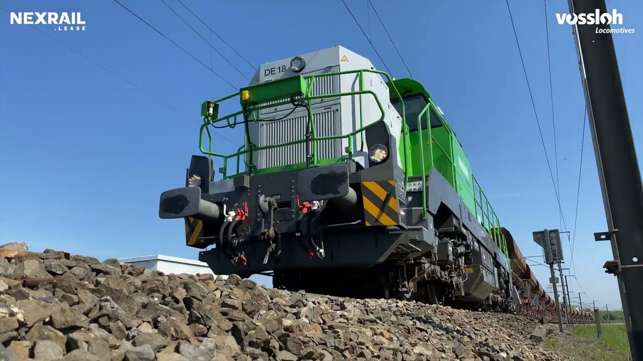 DE18 Smart Hybrid prototype pulls 1300 tons uphill in the Belgian Ardennes
