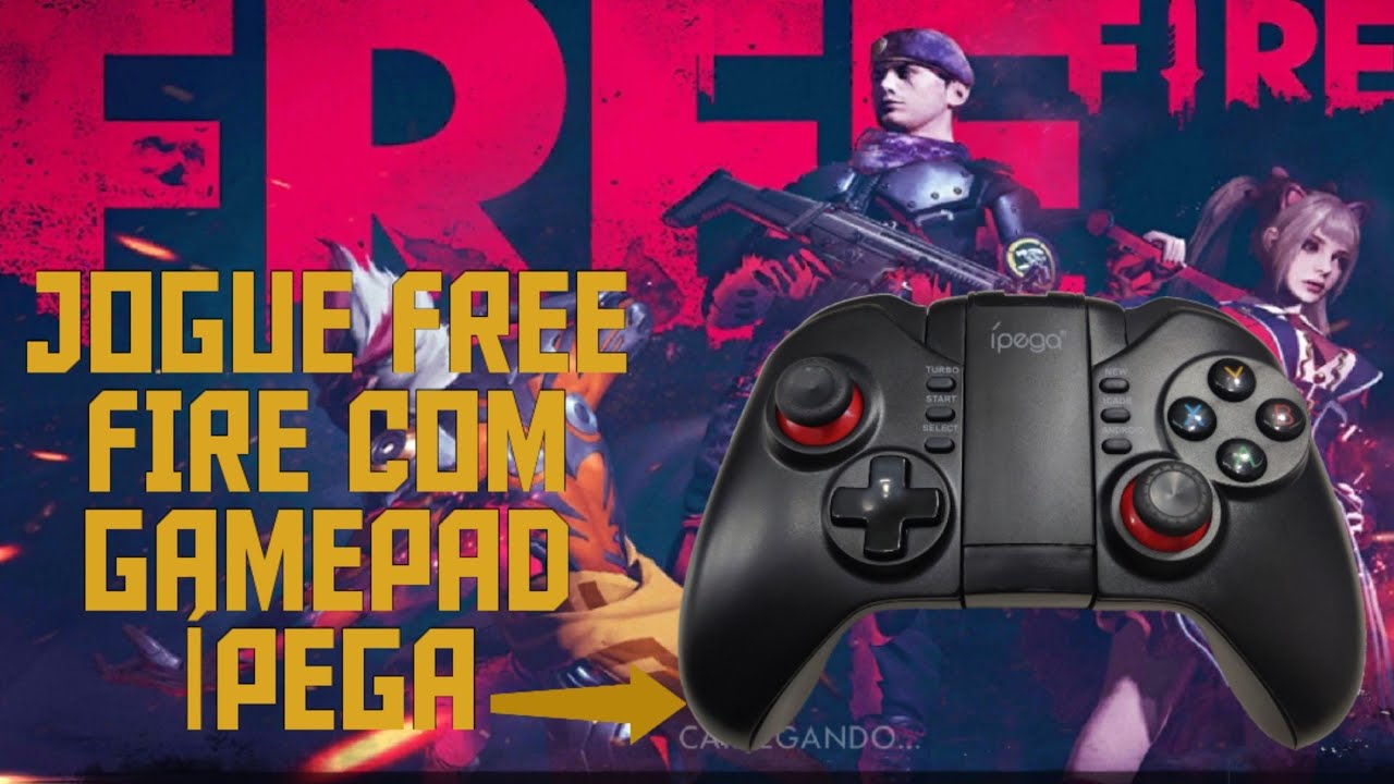 Como configurar controle ípega no free fire, asphalt 8 e mais (PG-9068)