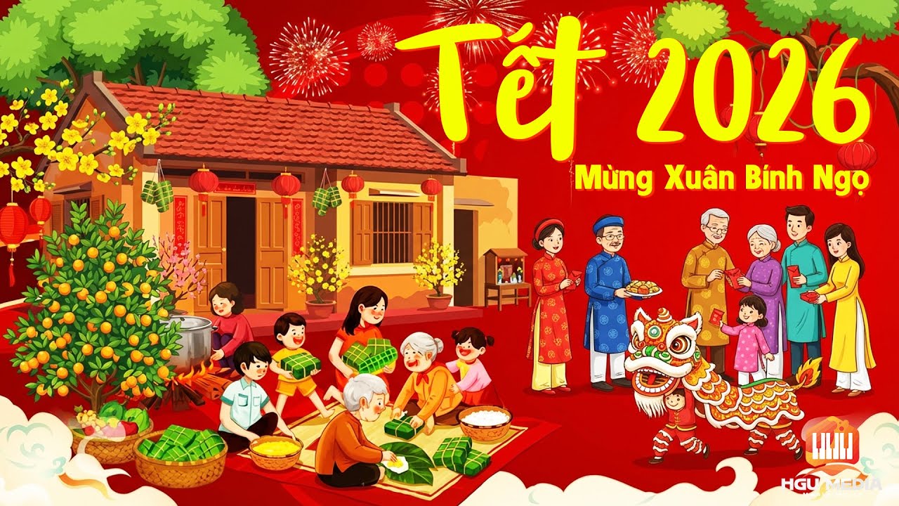 Album Nhạc Tết Bính Ngọ 2026 - Mở Nghe Xôm Tụ Cả Làng | Nhạc Xuân Được Nghe Nhiều Nhất | Ca Nhạc 48h