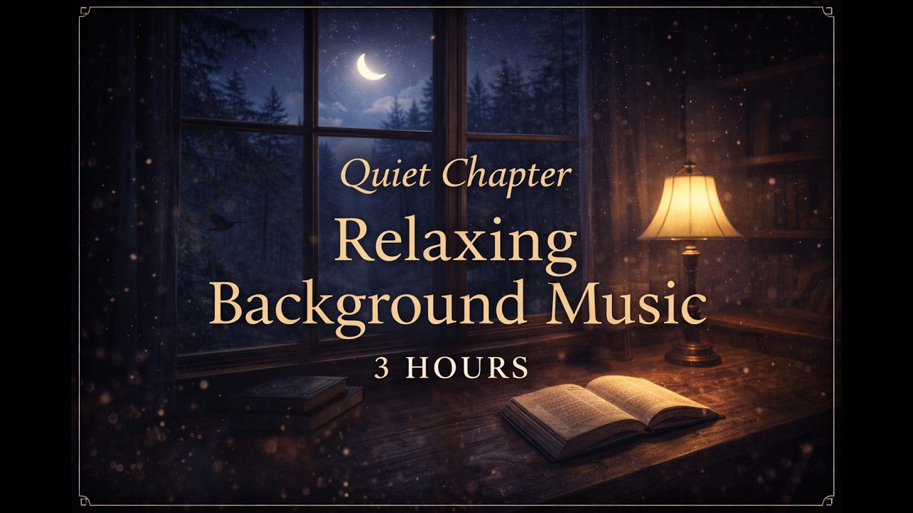 Quiet Chapter | Relaxing Background Music for Reading & Focus | 3 Hours