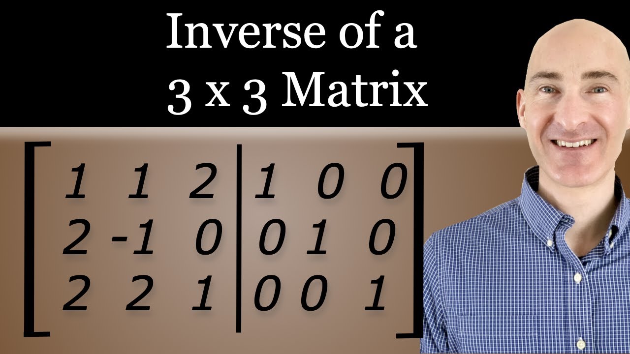 Find the Inverse of a 3x3 Matrix Using Row Operations and an Augmented Matrix
