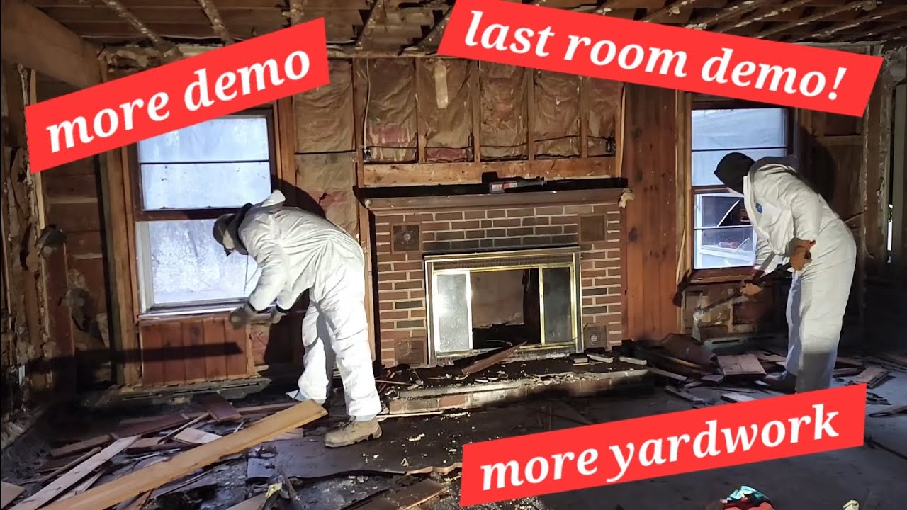 # 35. let's demo the last room and do some more yard cleanup on my abandoned hoarder house! 