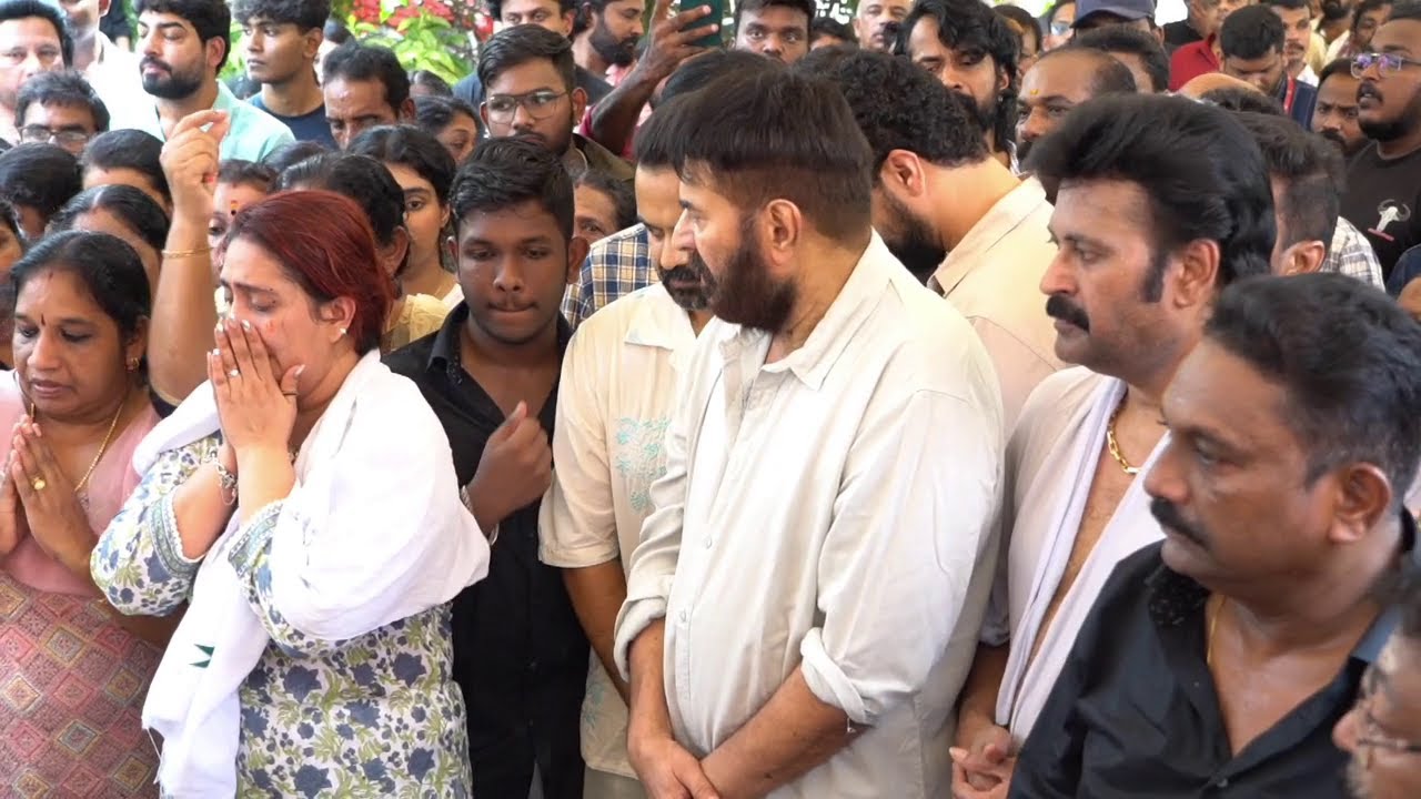 കരയല്ലേ ആഷേ മനോജ് കെ ജയന്റെ ഭാര്യയുടെ സങ്കടം കണ്ട് നോക്കി നിക്കുന്ന മമ്മുക്ക  Manoj K Jayan Father