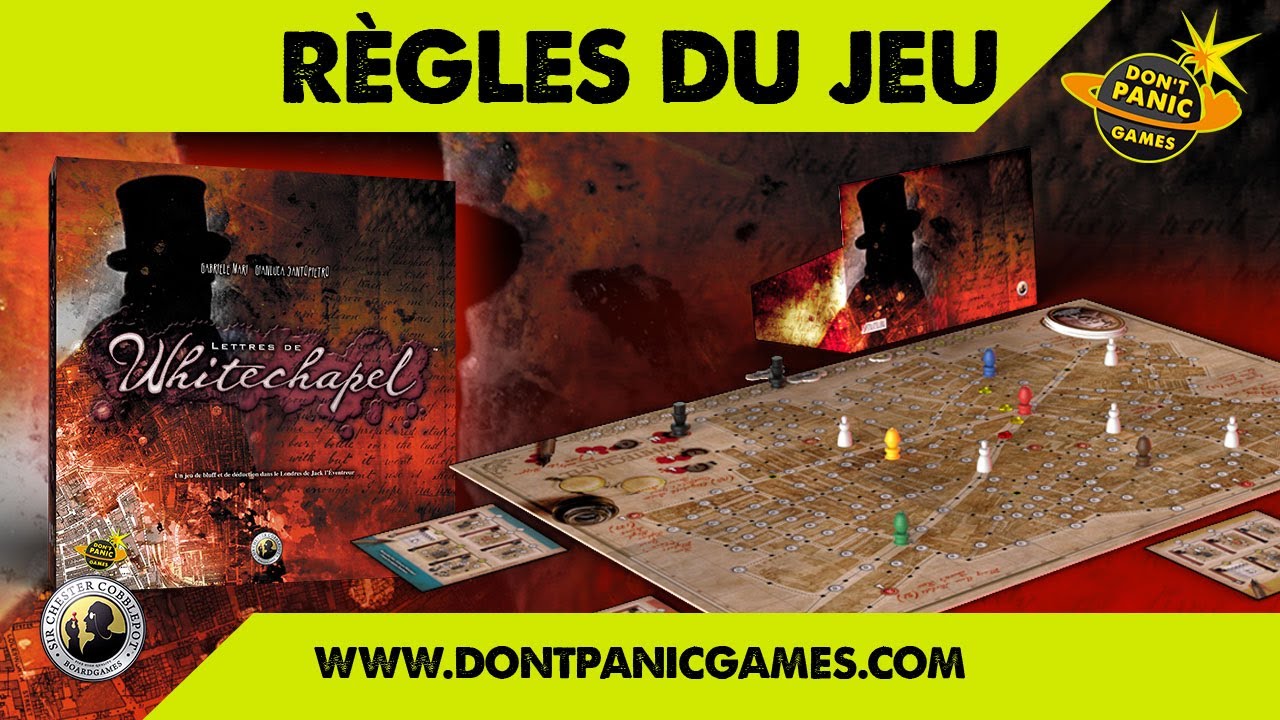 [RÈGLES DU JEU] Lettres de Whitechapel