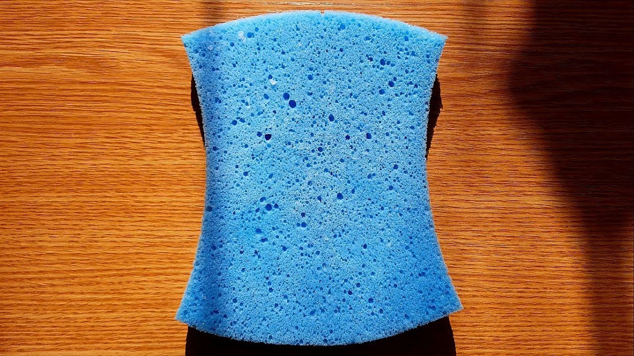 Frozen sponge squeezing & ripping |WATCH IN HD| ig @asmr_by_ann