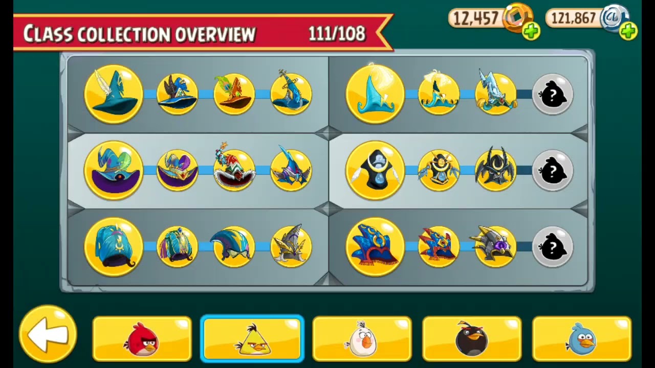All my Classes in Angry Birds Epic