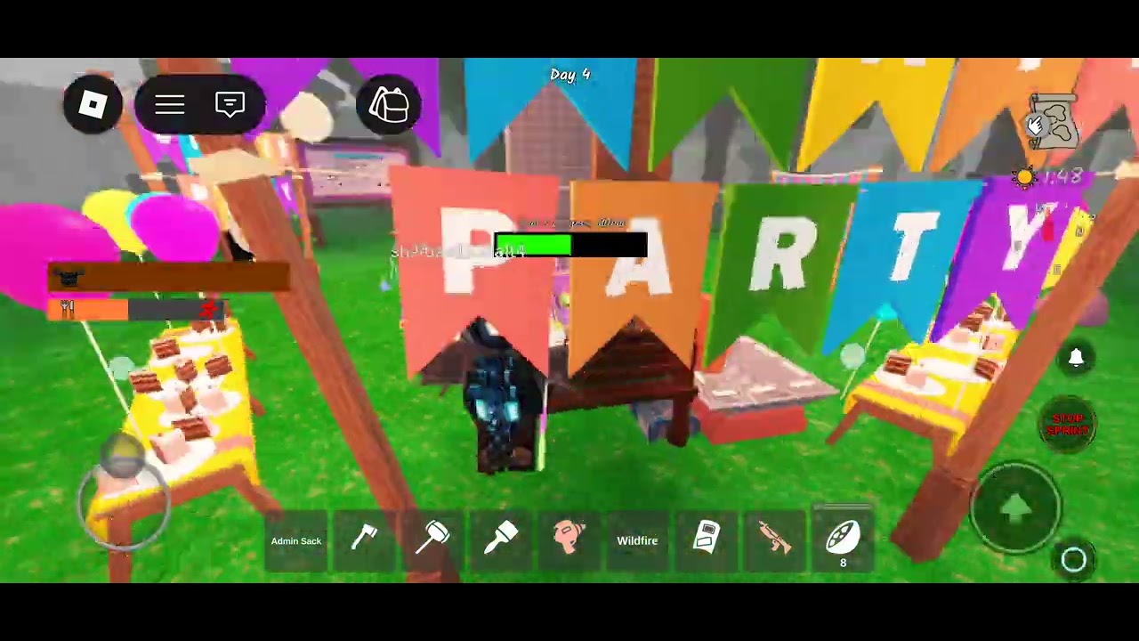 I played 99 night in the forest admin abuse Roblox #gameplay 