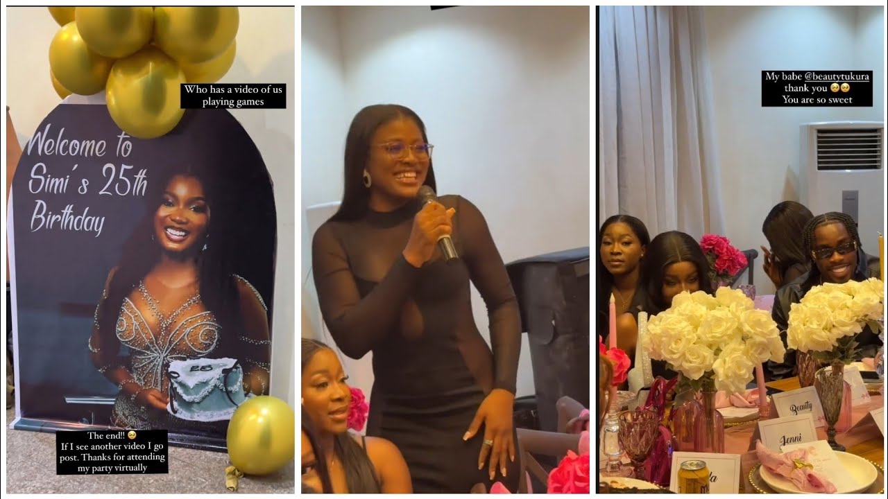 Alex unusual,Beauty,Neo,others at Simisanya 's Birthday Party organised by her man,Femi Dapson.