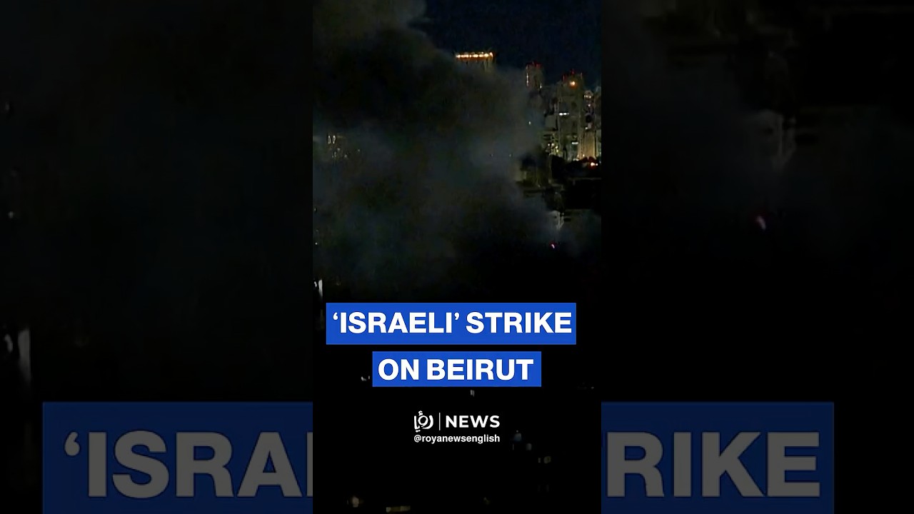 Massive explosions rock Beirut as 'Israeli' airstrikes target Hezbollah strongholds
