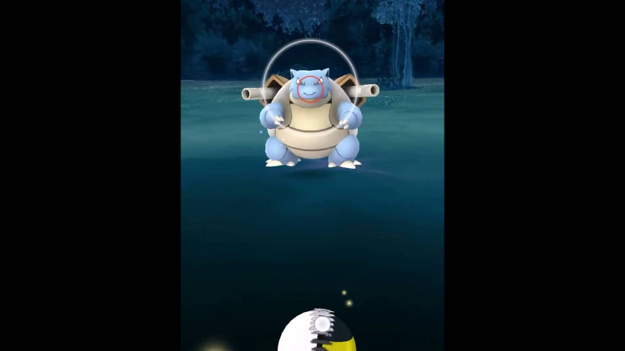 Wild Blastoise Running Away From Me! (Pokemon Go)