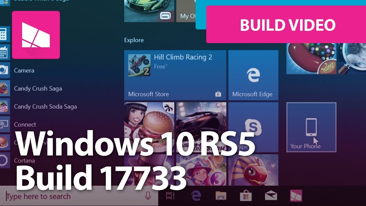 Windows 10 Build 17733 - File Explorer, Your Phone, Game Bar + MORE