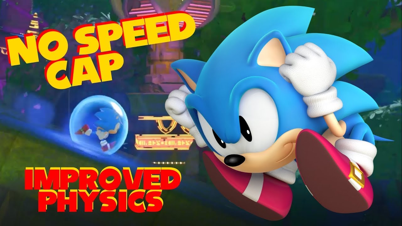 Sonic Forces - Classic Sonic Improvement Mod - No Speed Cap - Showcase (All Levels)
