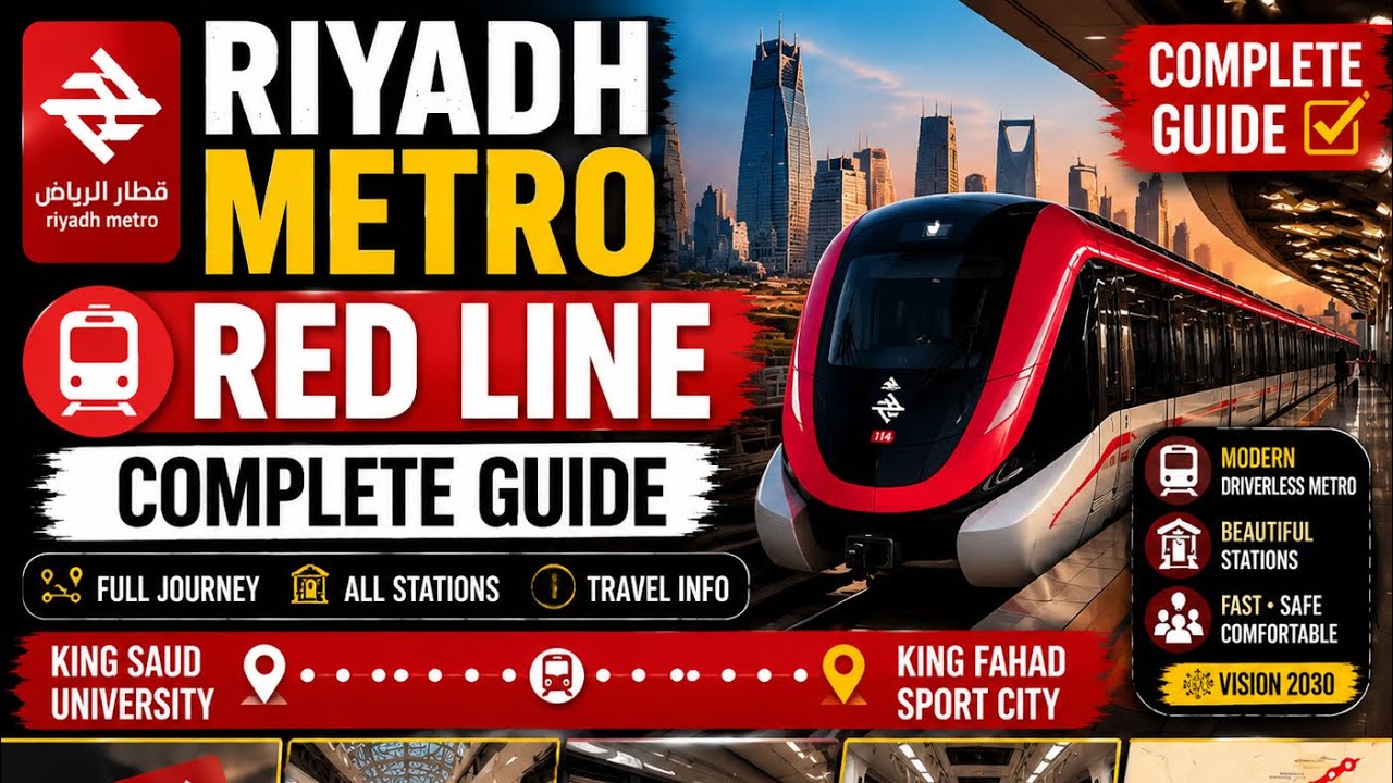 Riyadh Metro Red Line Complete Journey | Full Guide | All Stations & Travel Tips @WorldoraGlobal 