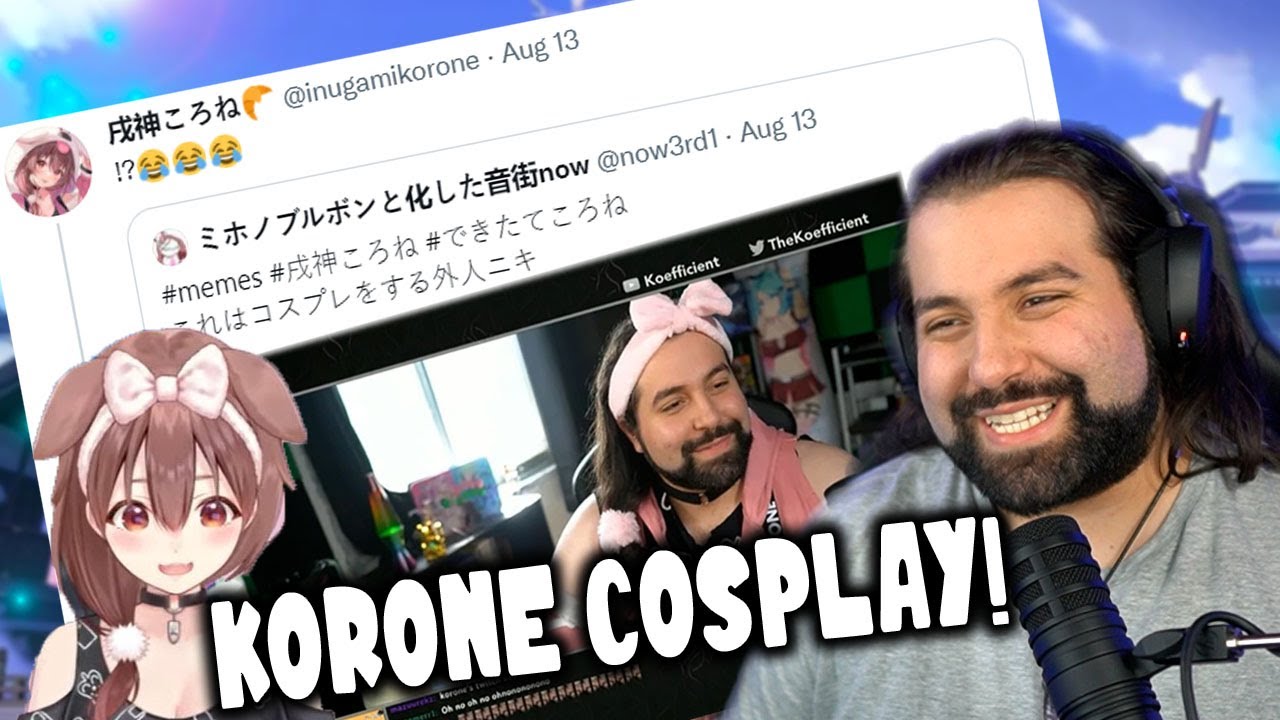 I Cosplayed Korone & I Get Noticed By Vtubers!