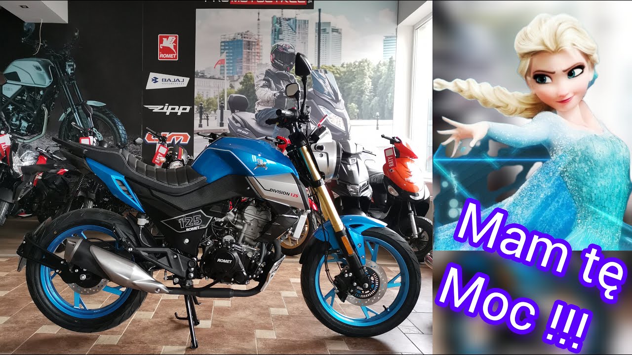 Dwie nowości - Romet Division 125cm3 - więcej mocy już nie będzie