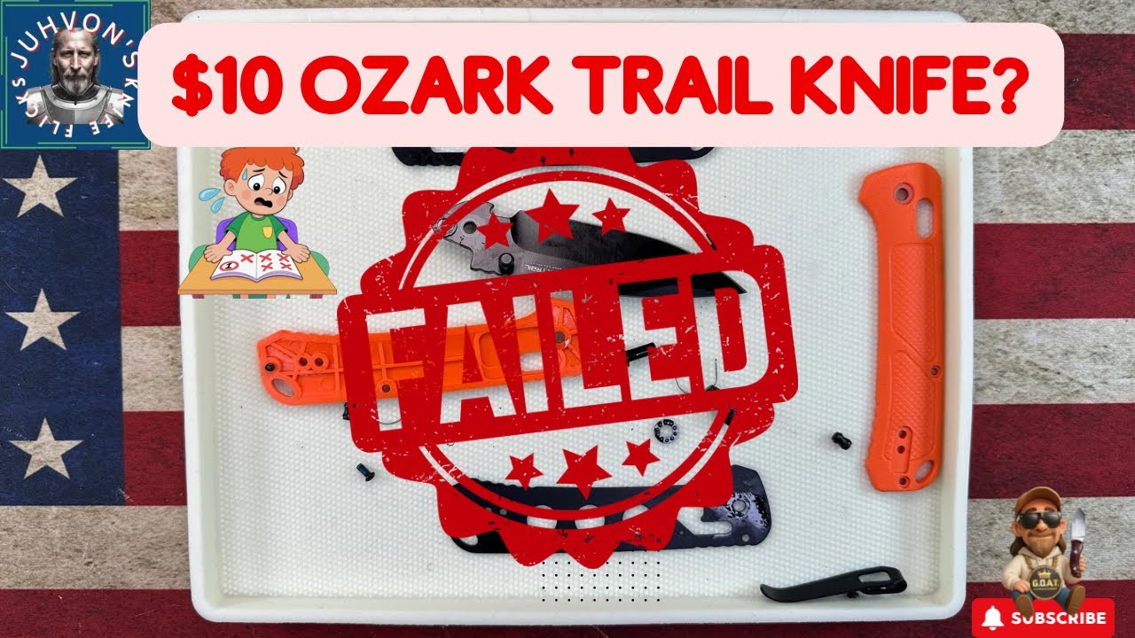 🗑️ I Took Apart a $10 Walmart Knife… BIG Mistake | Ozark Trail Camp Knife Teardown FAIL!