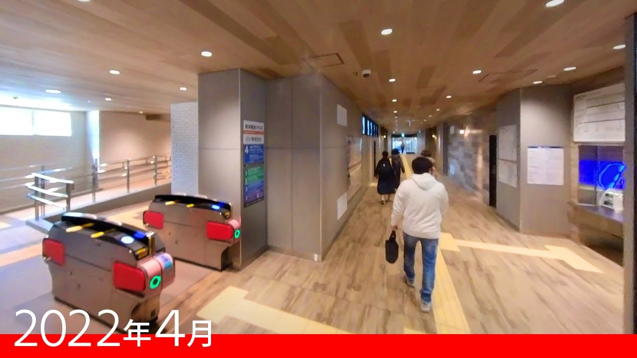 [通常ver.] 変わる新今宮　南海新今宮駅1F通路リニューアル〜OMO7大阪 by 星野リゾート [2022年4月]
