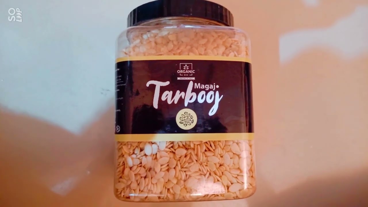 Organic Box - Watermelon seeds kernel (Tarbuj/Tarbooj Magaj) - 1Kg, Vegetarian, Freshly Packed