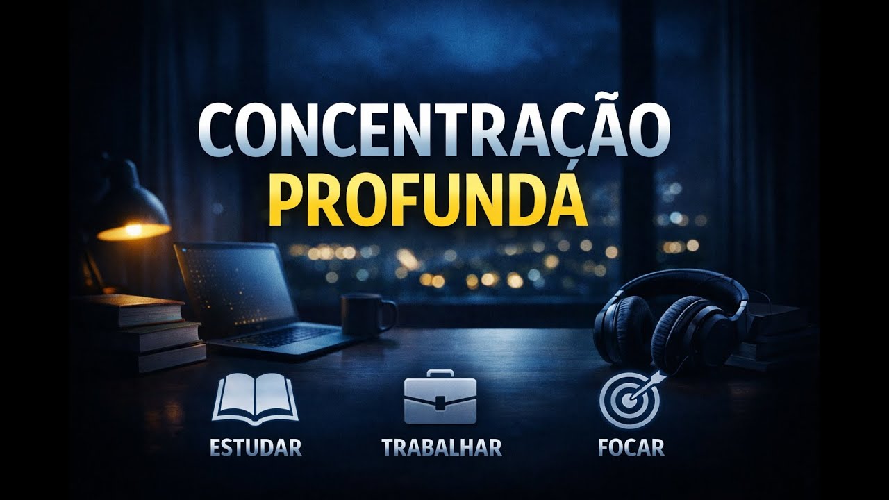 Sons de chuva noturna para ajudar na concentração, estudo e trabalho.
