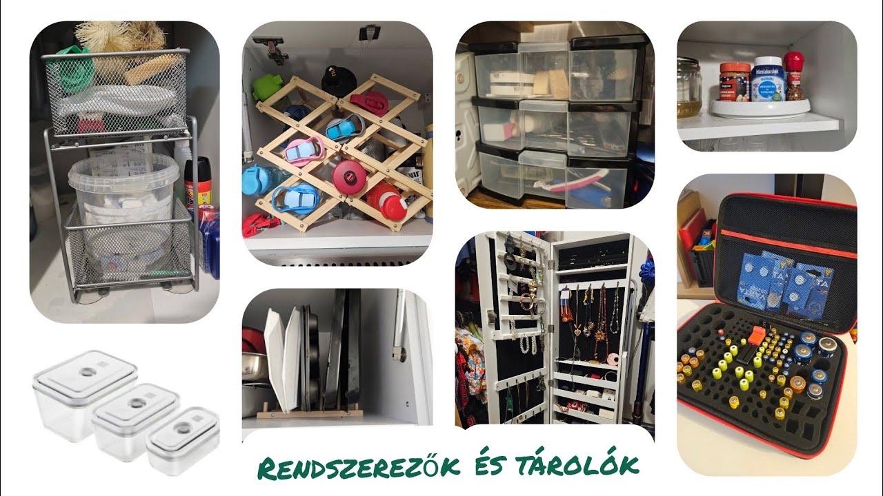 Tárolók és rendszerezők, amik nekünk nagyon beváltak