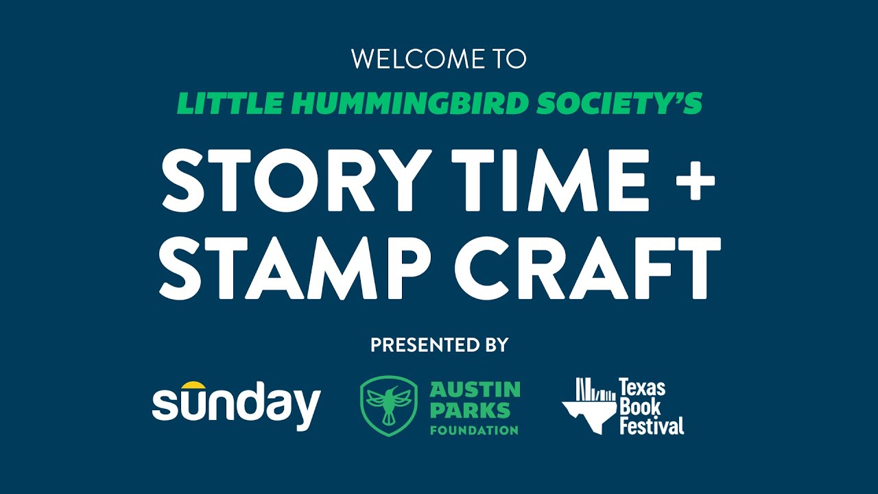 Story Time & Stamp Craft with the Pumphrey Brothers and Texas Book Festival!