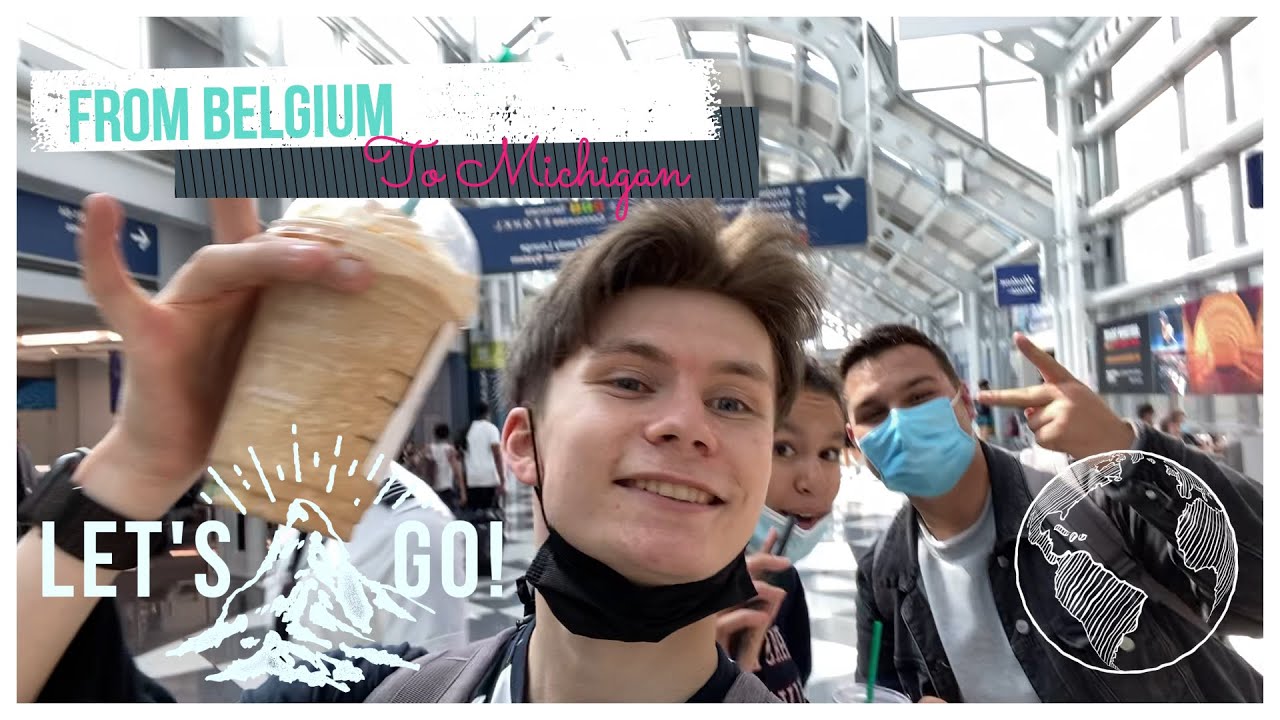 Le Grand Départ pour les USA  (Wep Belgique) - exchange student Usa - A Belgian in Michigan #2
