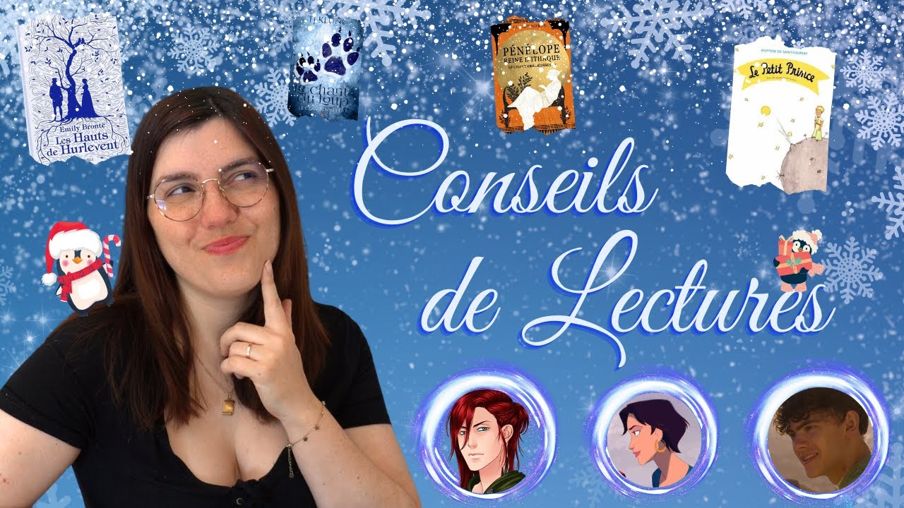 Conseils de lecture pour Noel (avec des persos que j'adore 👀)