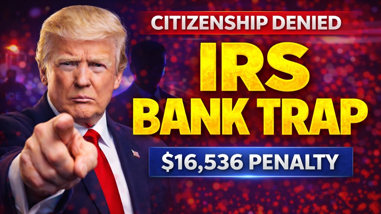 IRS 2026 ALERT: Unreported Foreign Accounts Can Kill Your Citizenship! ($16,536 Fine)