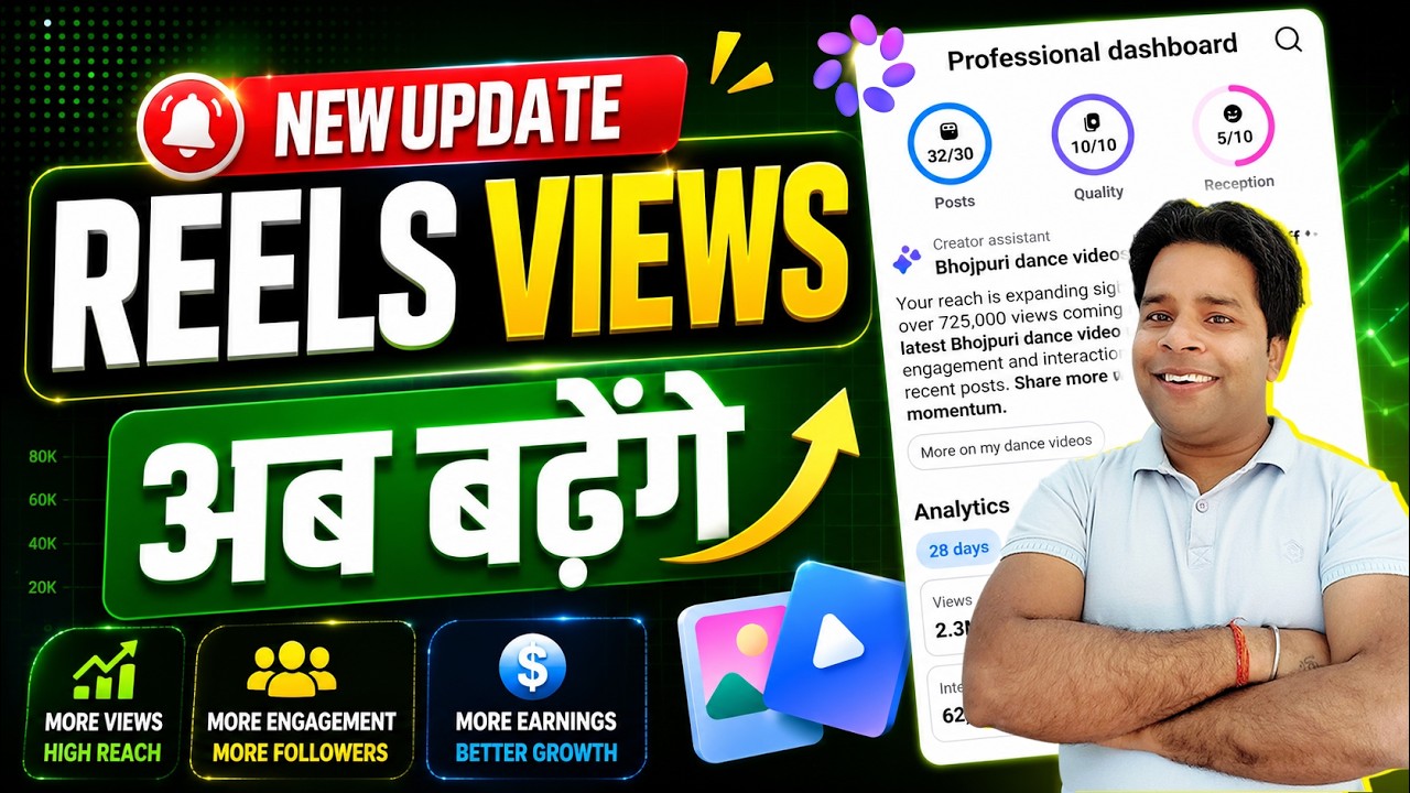 New Update🔥Facebook AI Creator Assistant | Content Monetization Analytics Explained (Hindi 2026)