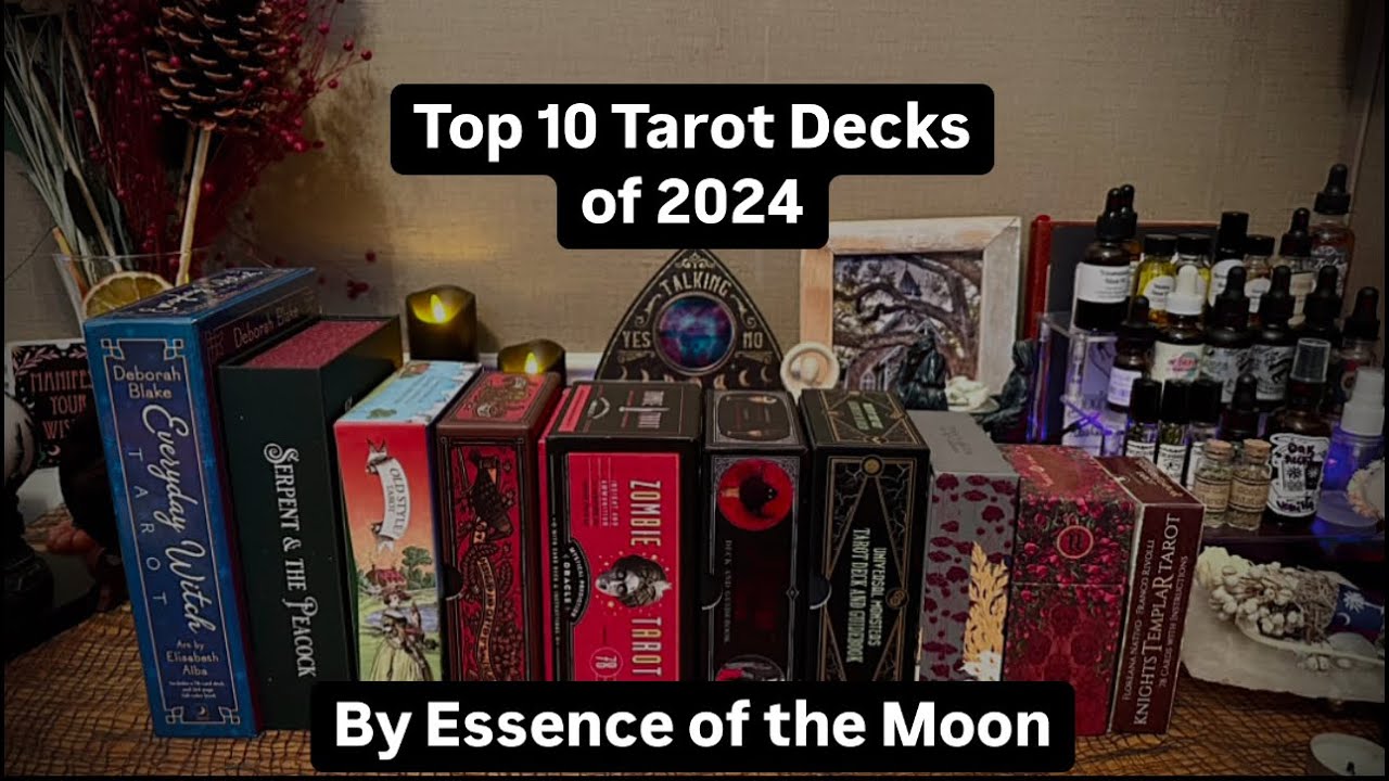 My Top 10 Tarot Decks of 2024! #tarottube