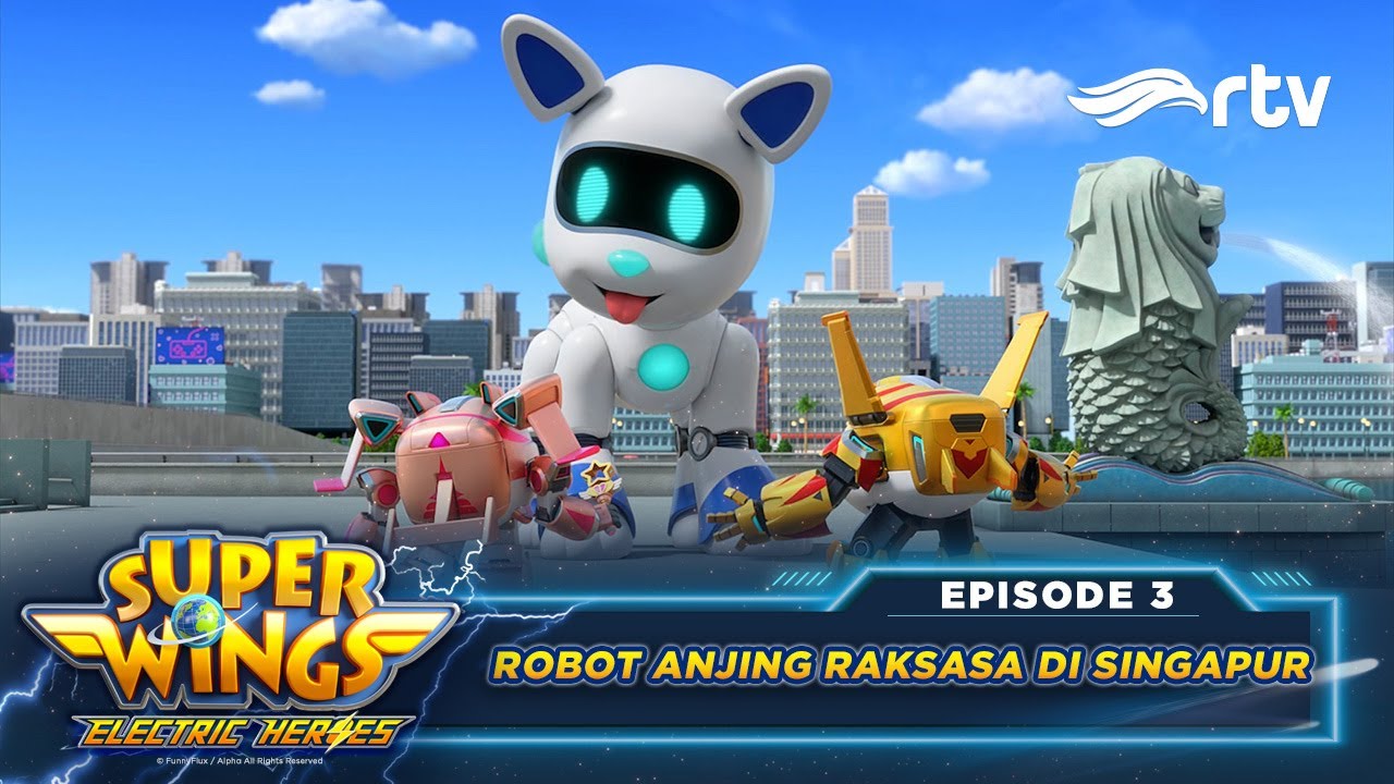 Super Wings Indonesia RTV : Eps 2 FULL Season 8