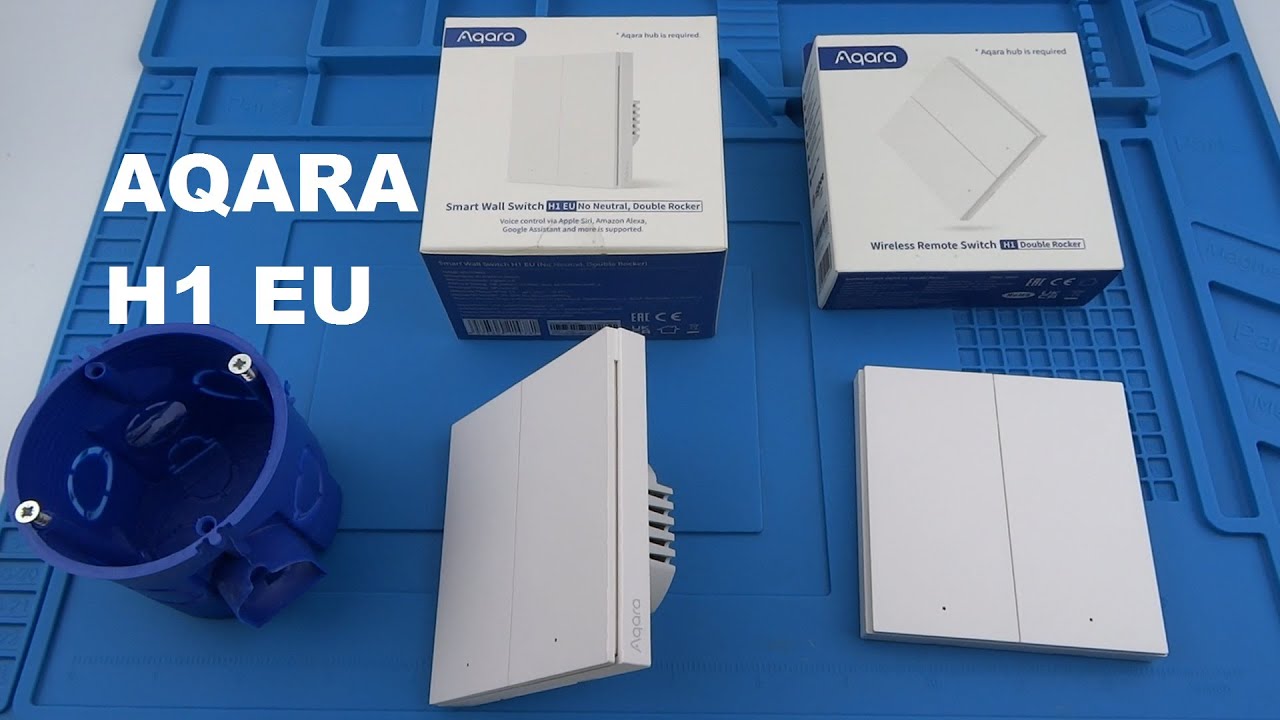 ПРЕМИУМ Умный настенный выключатель Aqara Smart Wall Switch H1 EU WS-EUK02 и Aqara H1 WRS-R02 ЧАСТЬ1