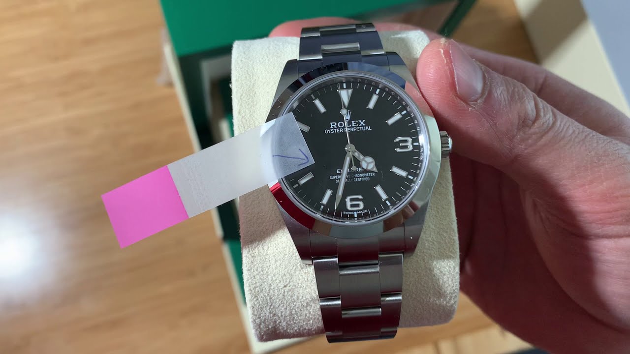 DUST inside my NEW ROLEX Explorer (214270) - Rolex Quality Control (QC) issues
