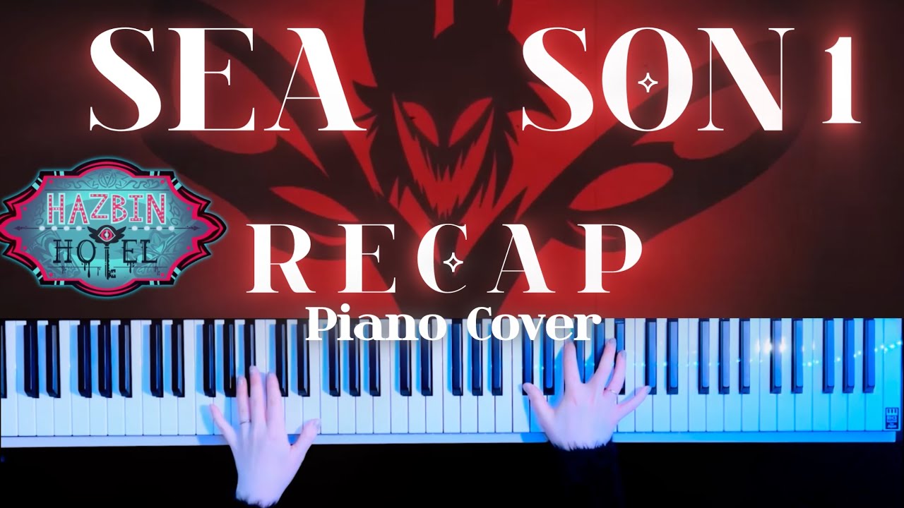 【ハズビン】Alastor Season 1 Recap Song ピアノアレンジ (Hazbin Hotel Piano Cover)【かふね】