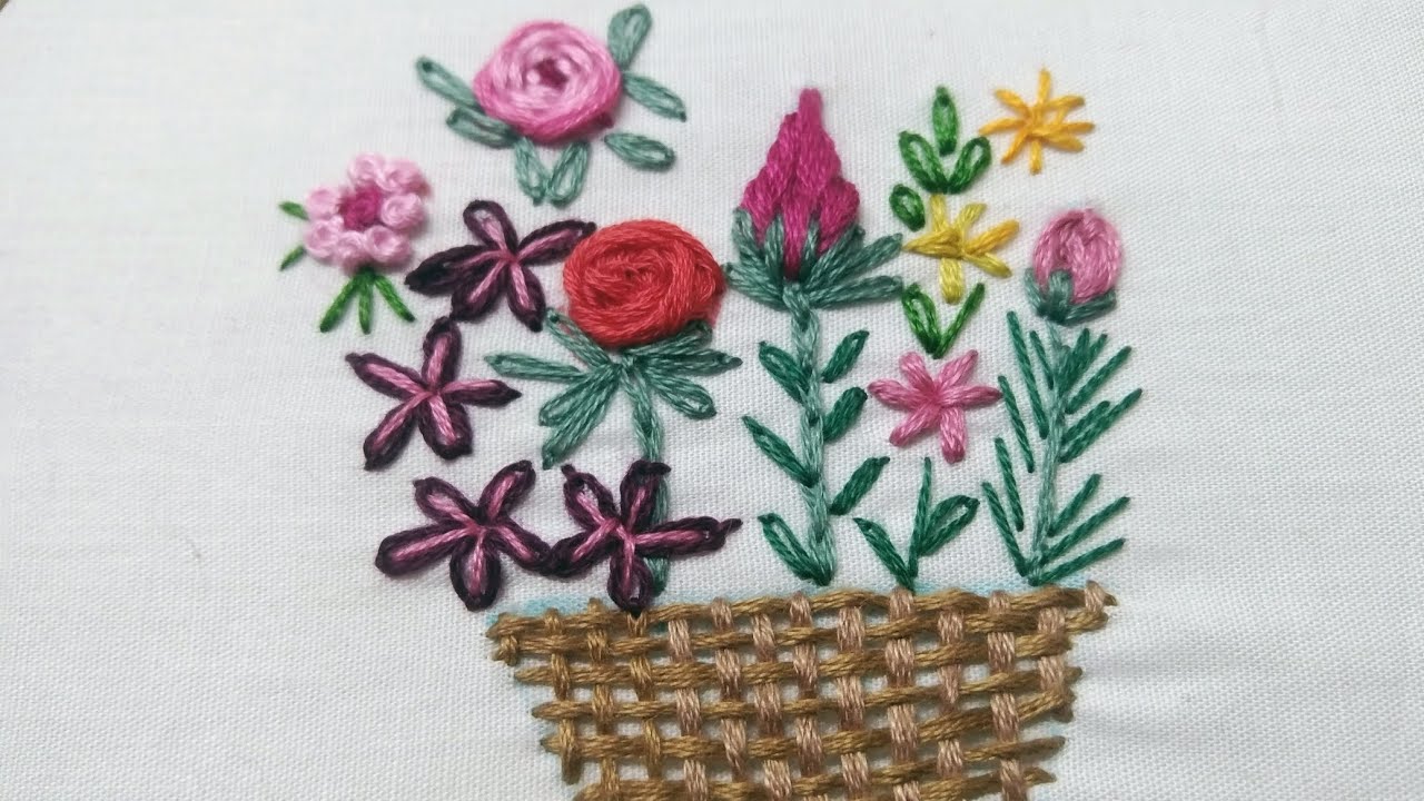 A Basket of Flowers 🌼🌹