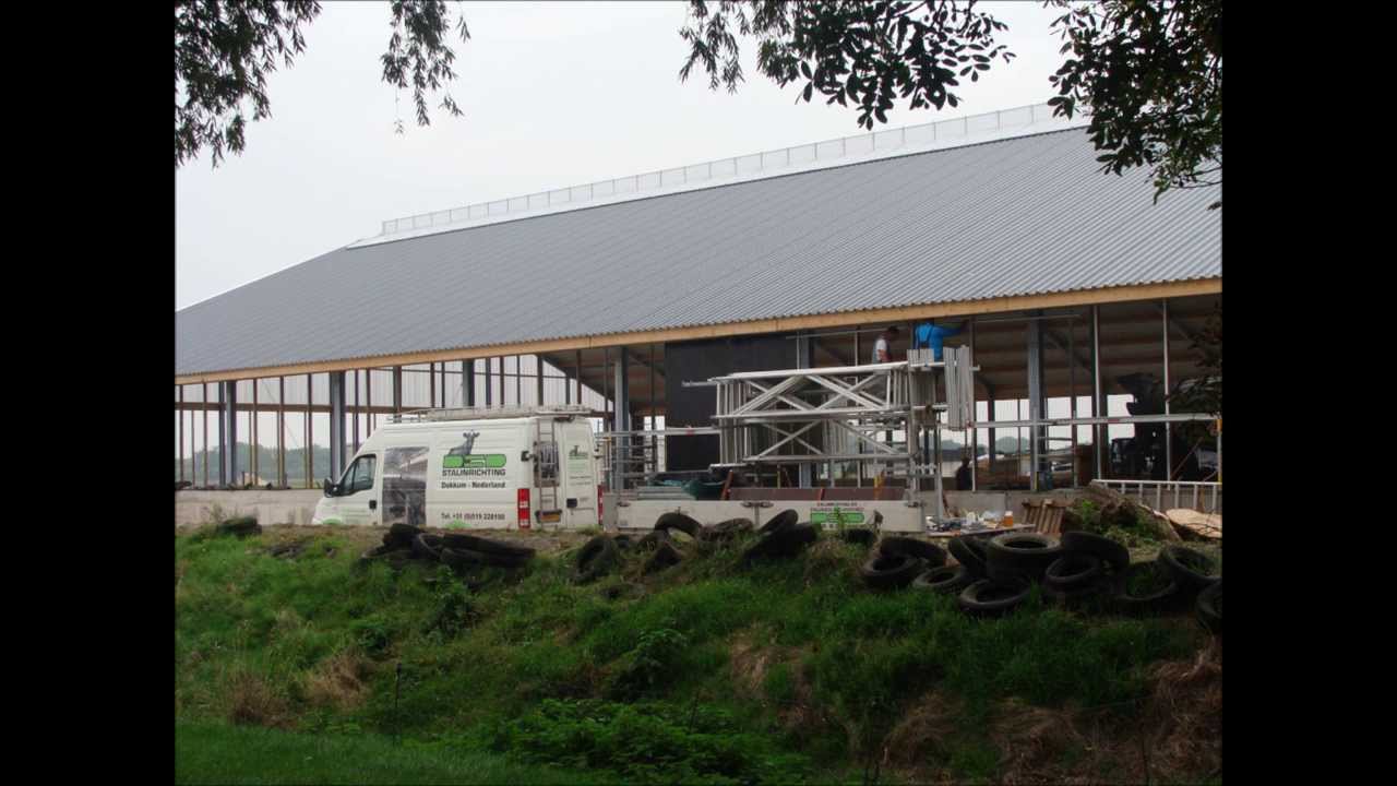 Bouw melkvee stal familie Winter
