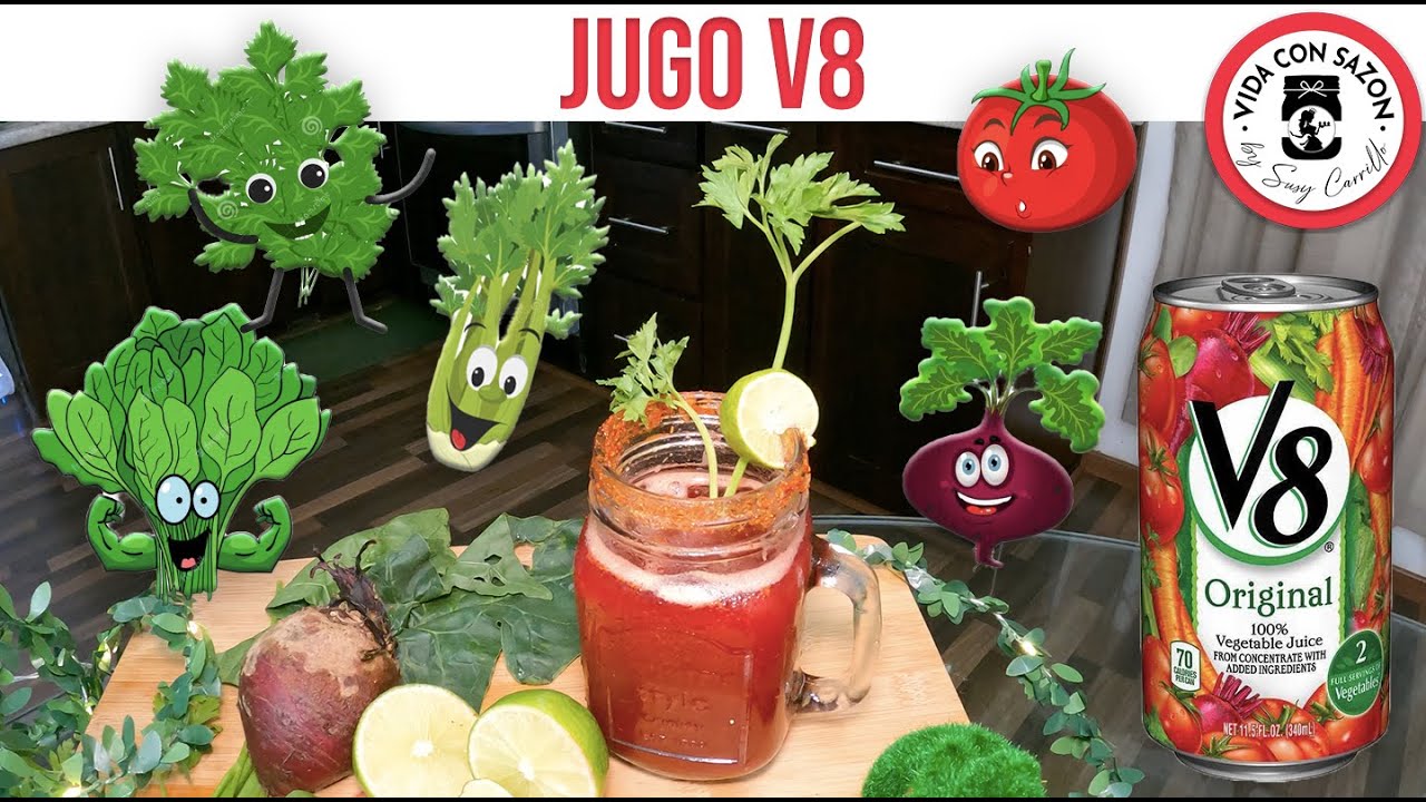 ¡Receta Casera de Jugo V8 Original: Fácil y Saludable en 5 Min!