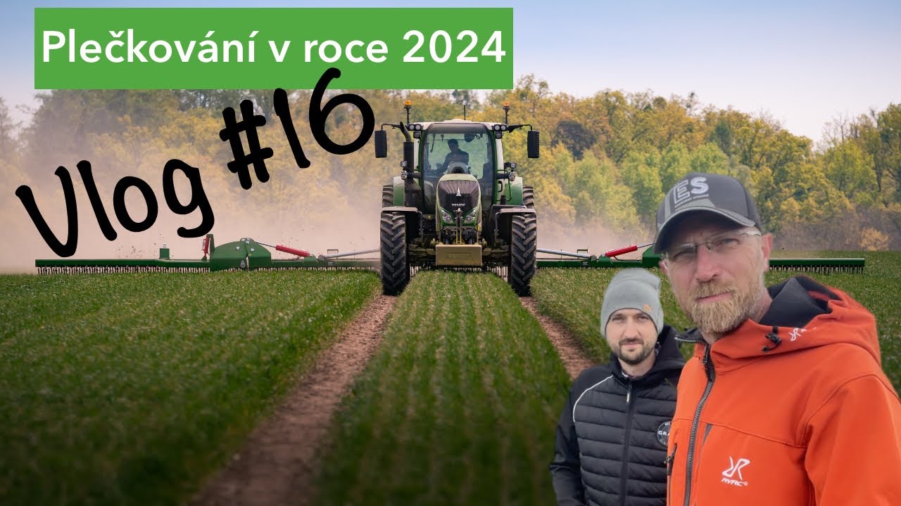 Vlog #16 - Provzdušnění porostu pšenice spolu se zapravením hnojiva