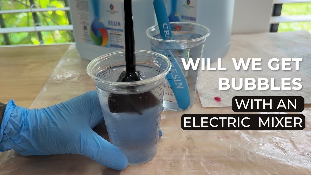 Quick Mixing Magic: Testing an Electric Mixer for Epoxy Resin