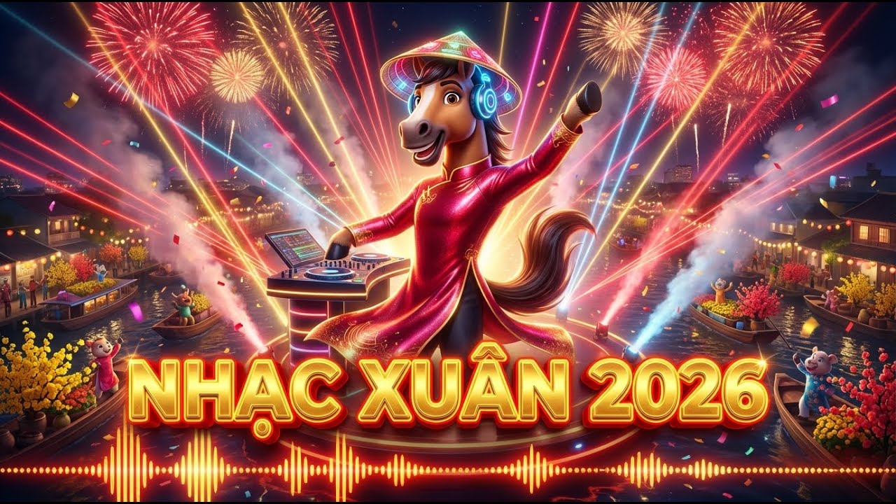 Nhạc Xuân 2026 Remix 🏮 Disco 80s Đón Tết Bính Ngọ - Nghe Là Thấy Tết Cận Kề