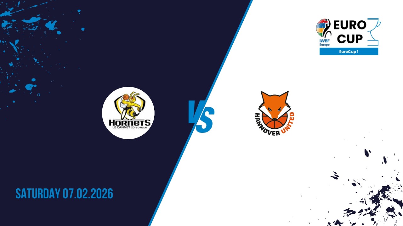 HORNETS LE CANNET vs HANNOVER UNITED | EUROCUP 1 GROUP B