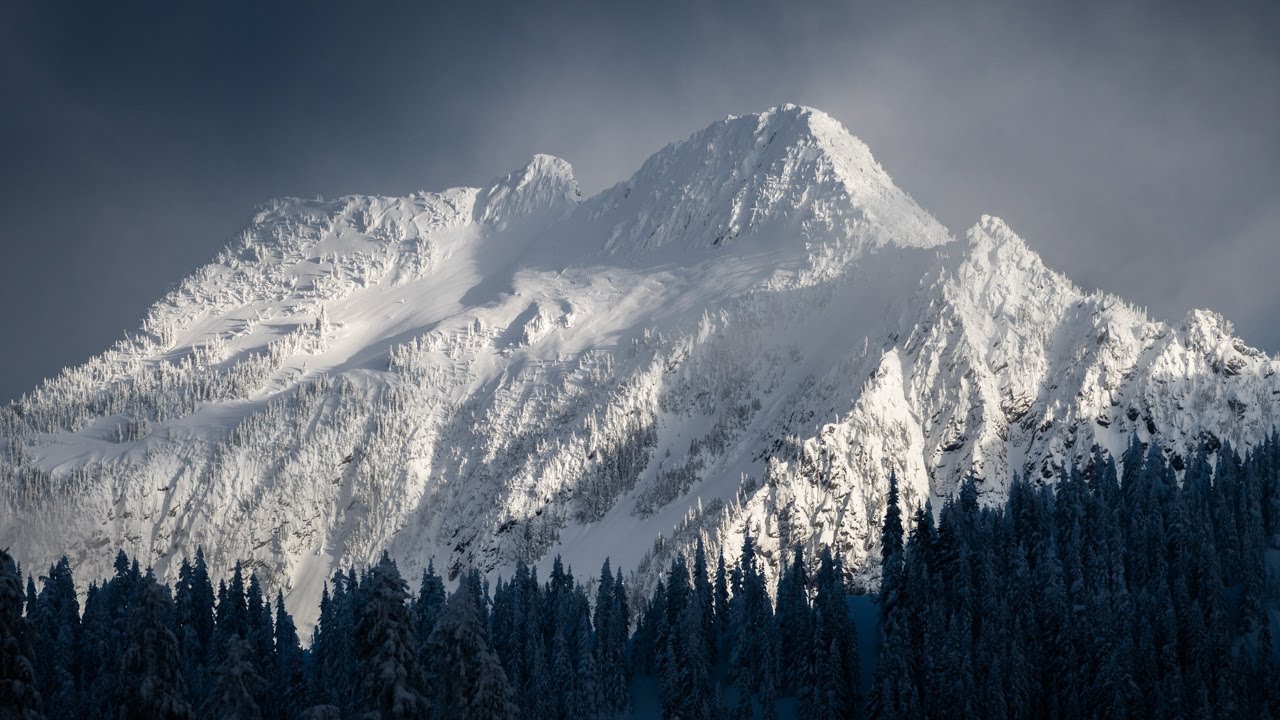 Solo Backcountry Ski Touring in Washington | Photography & Aerials