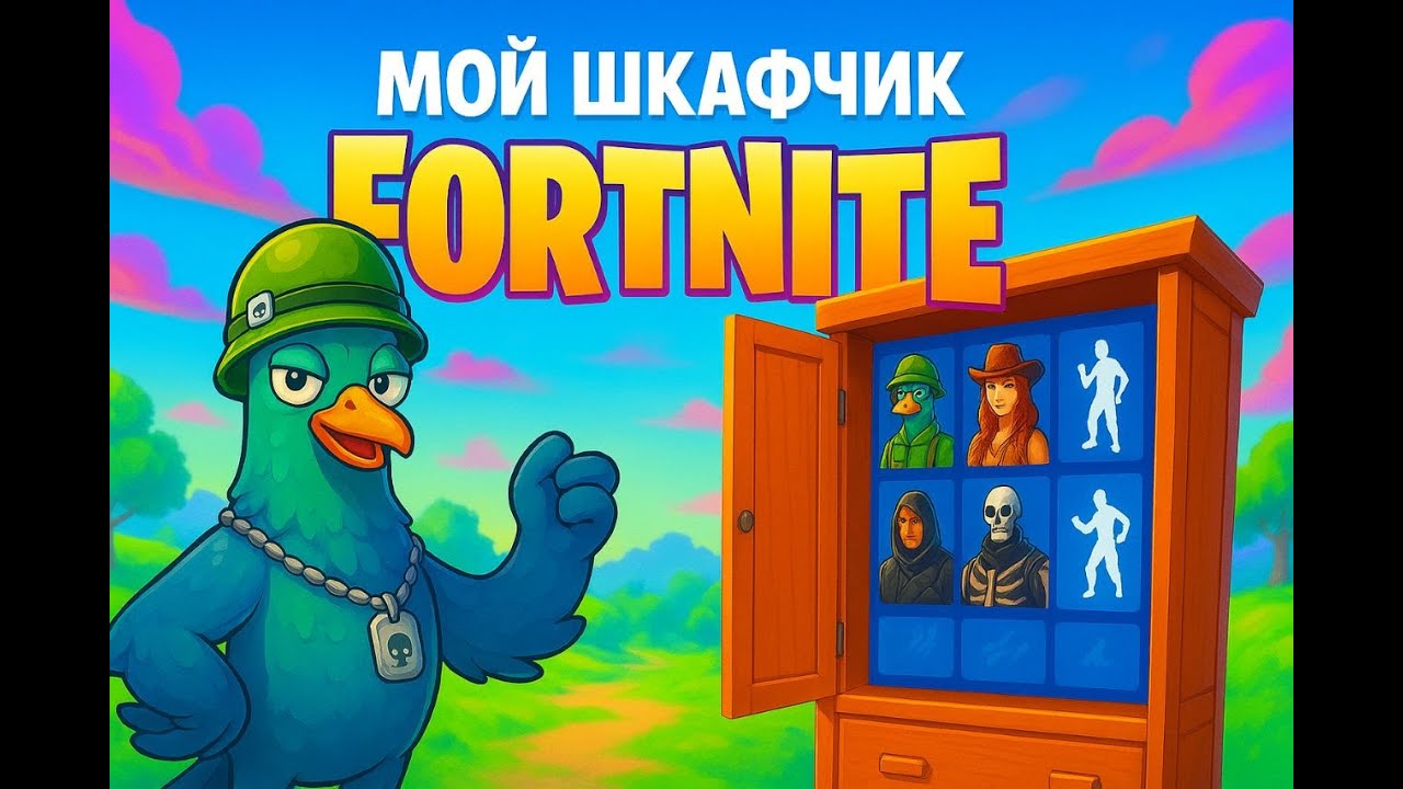 Показываю свой шкафчик Fortnite