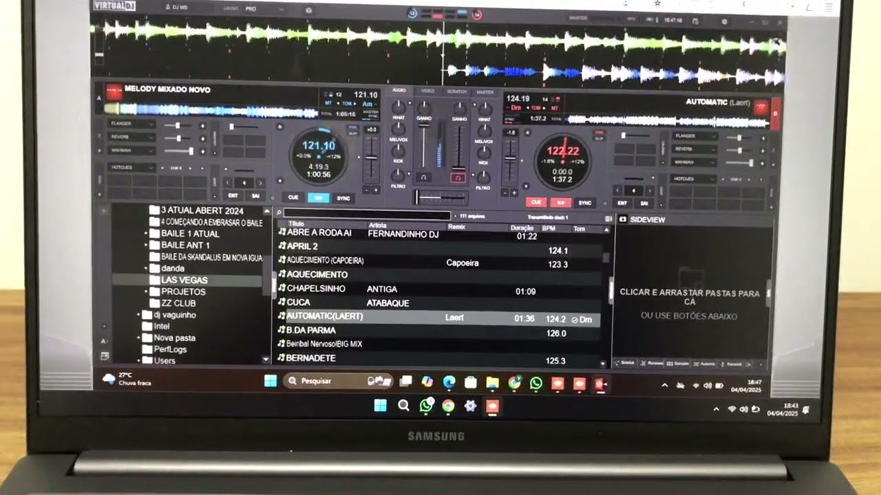 SOLUÇÃO AUDIO VIRTUAL DJ 2025  - DJ NUMARK MIXTRACK PLATINUM FX